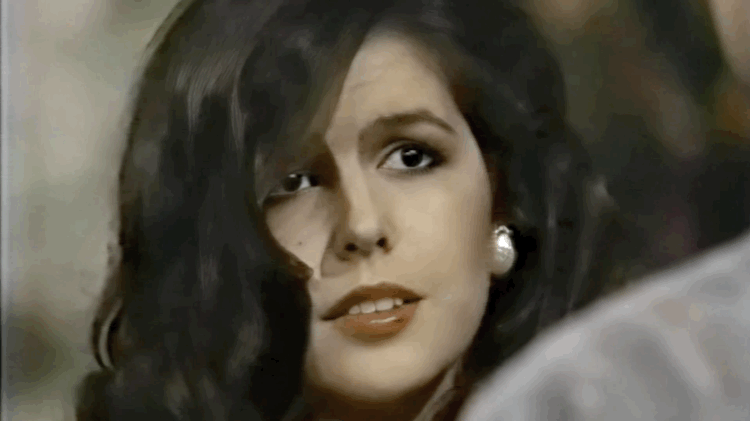 Anna Devane's very first scene in 1985