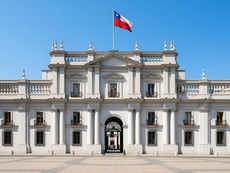 Chile geopolitical risk assessment 2026 — La Moneda Palace, Santiago, illustrating institutional risk and the Kast government's emergency powers doctrine