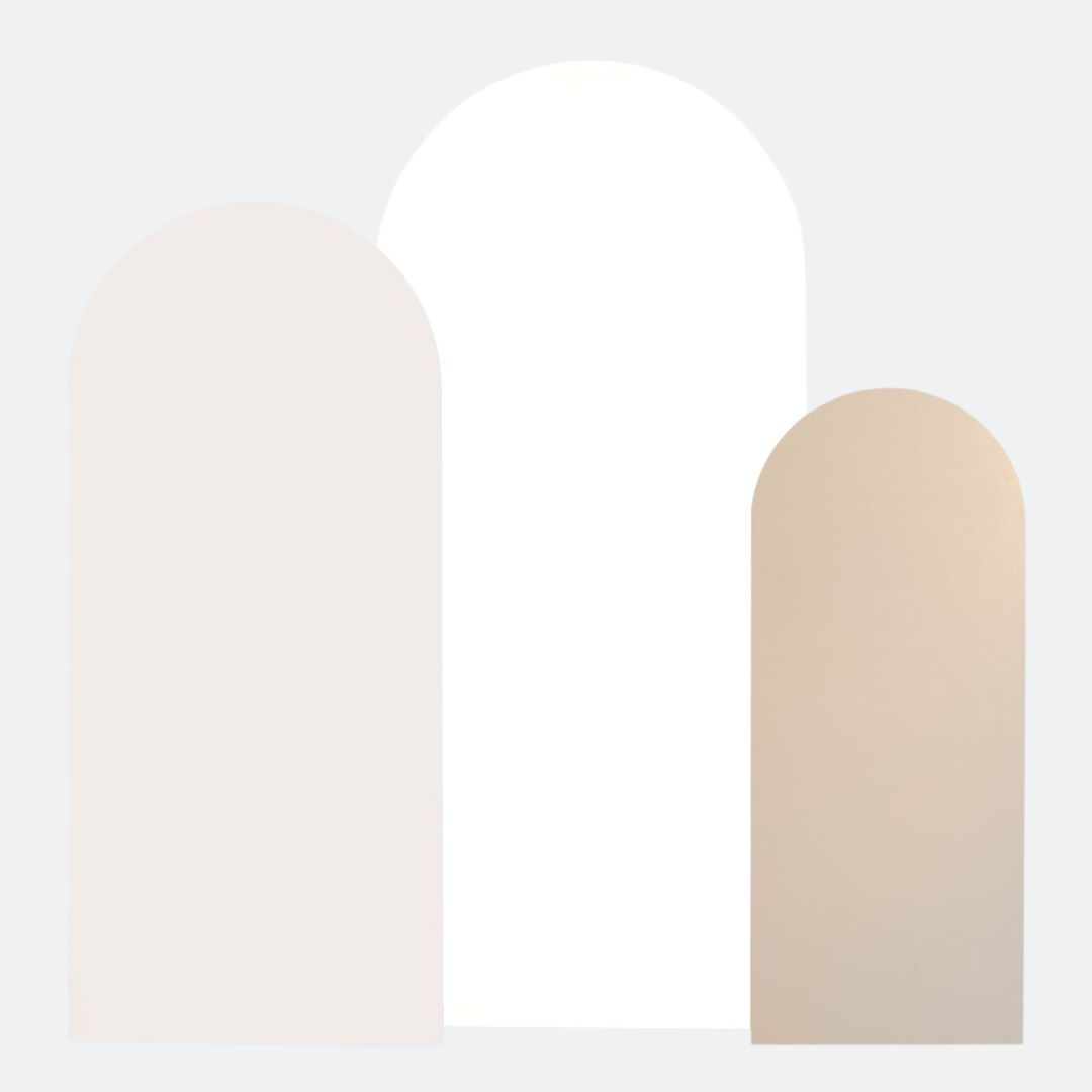 Trio Backdrop Arc personnalisable