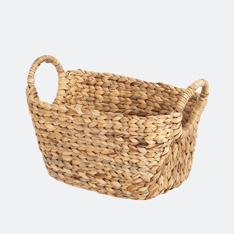 Miniature : Panier en jacinthe d'eau