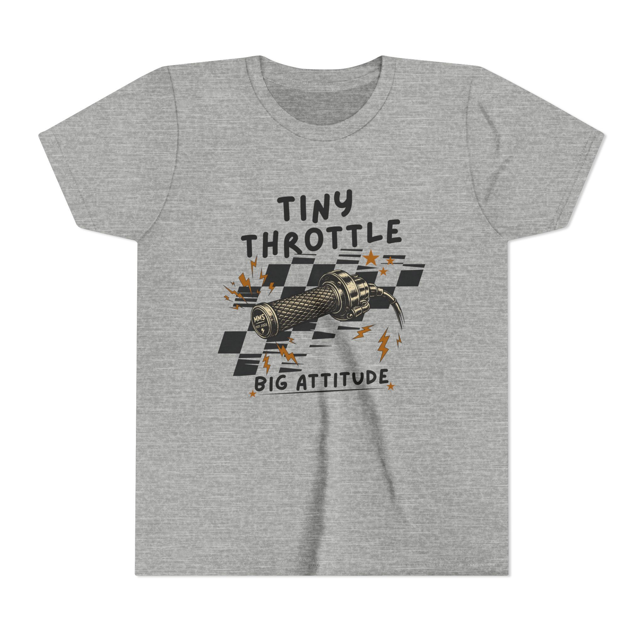 Tiny Throttle Big Attitude-Youth Tee