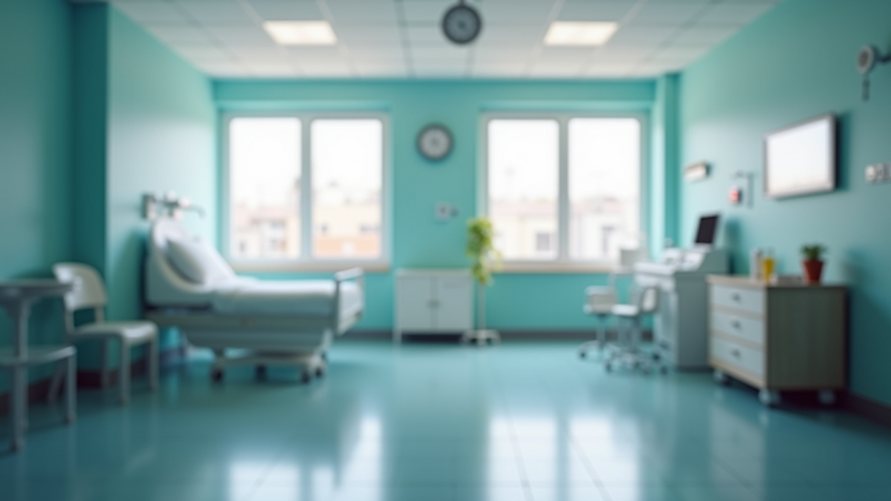 Eye-level view of a rehabilitation therapy room