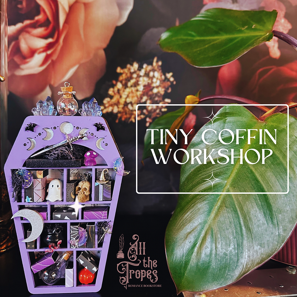 Tiny Coffin Bookshelf Workshop with The Evergreen Burrow