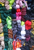 Varied colour shoe laces