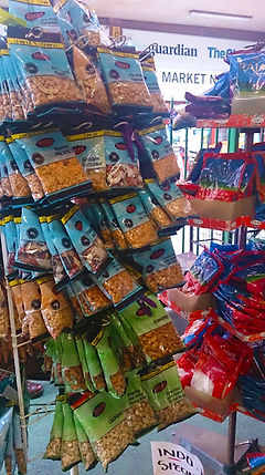 Dried peas and pulses packets