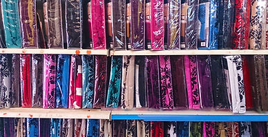 Bedding packs on racks