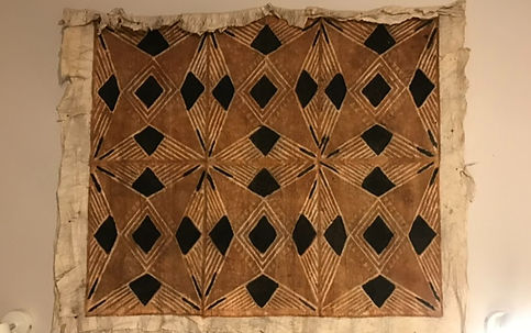 Samoan tapa cloth which inspired the Sulu Blanket Collection