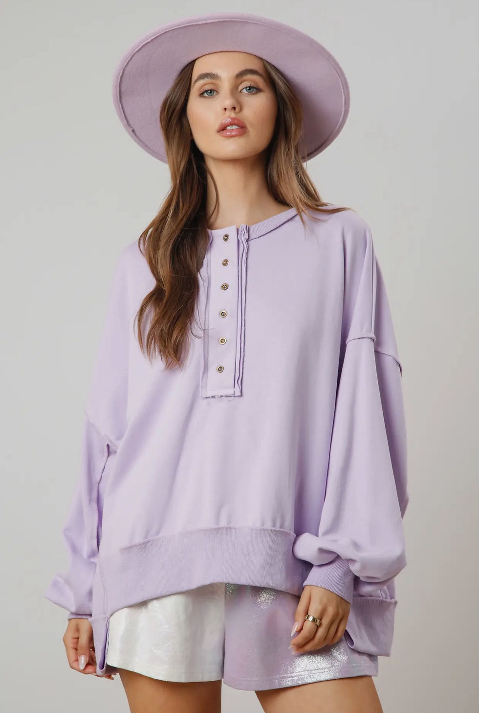 Breanna Henley Sweatshirt