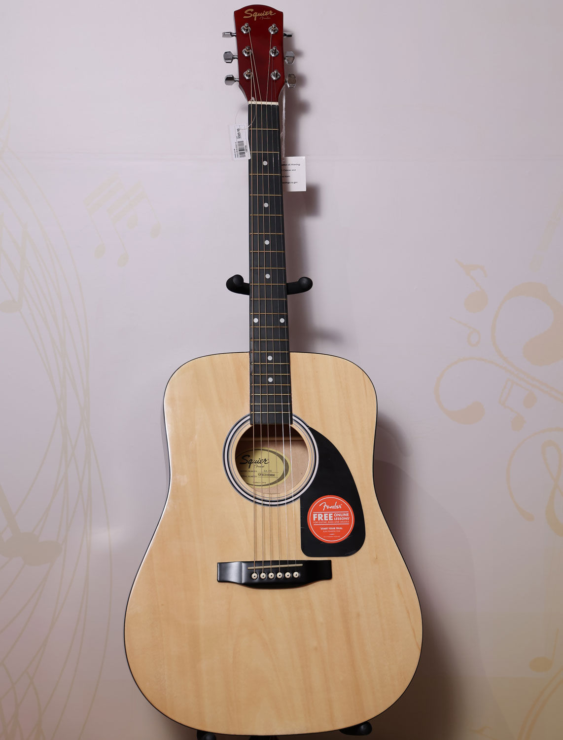 Squier Fender SA150 Acoustic Guitar Natural