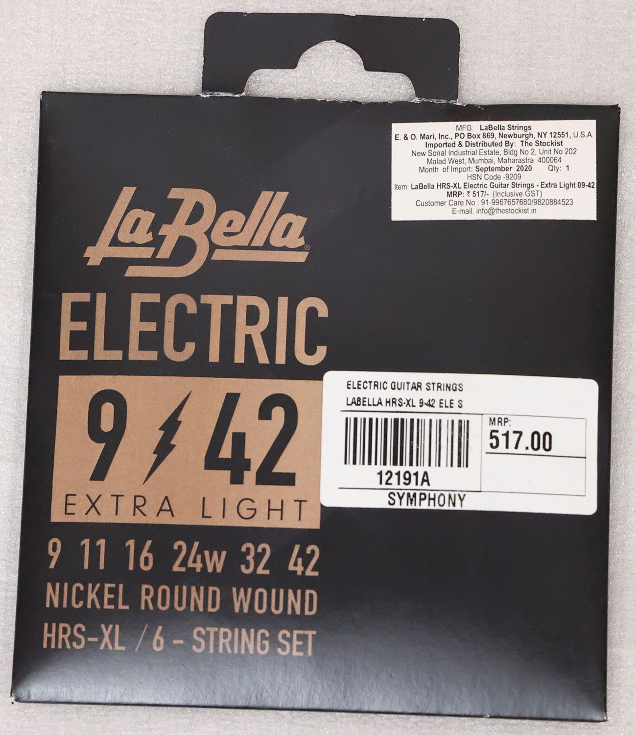 Labella 9/42 Electric Guitar Strings