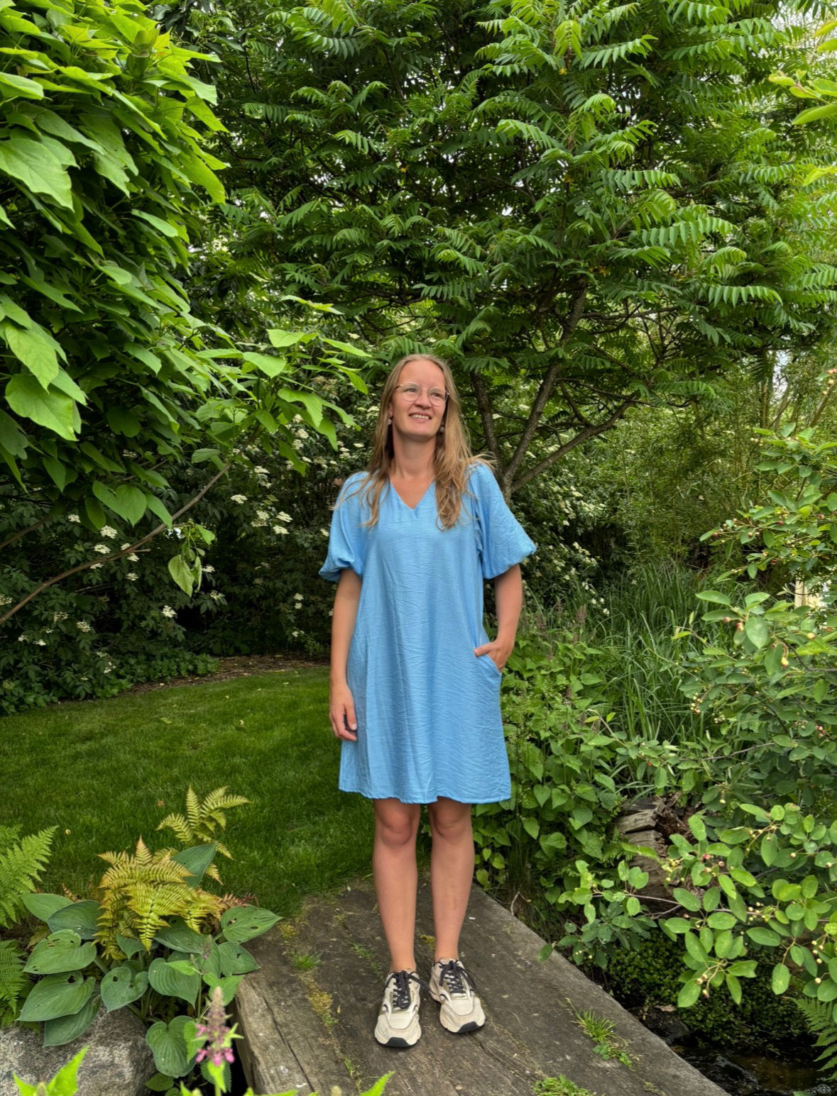 Jurk Merel blauw