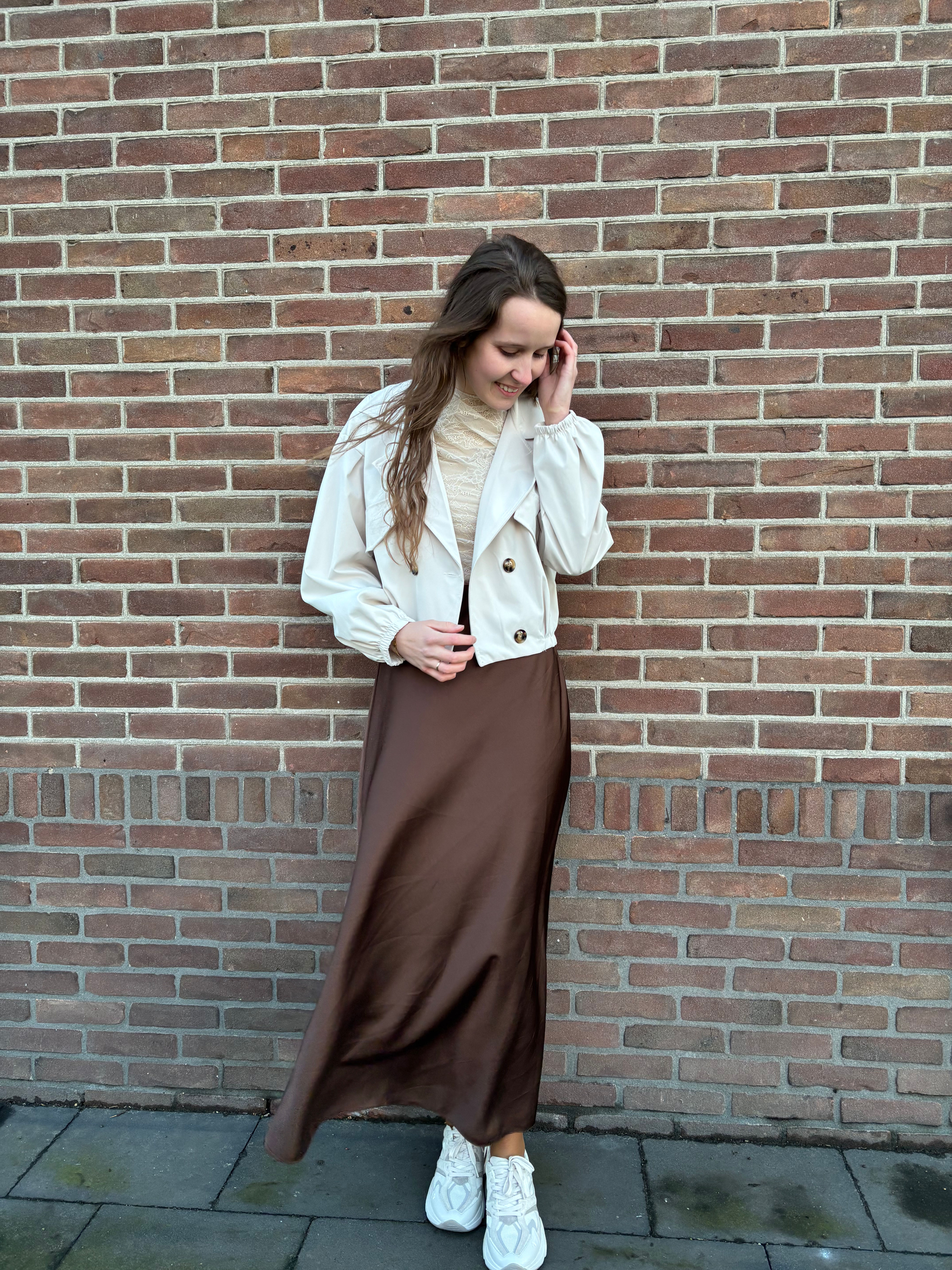 Trenchcoat jasje beige