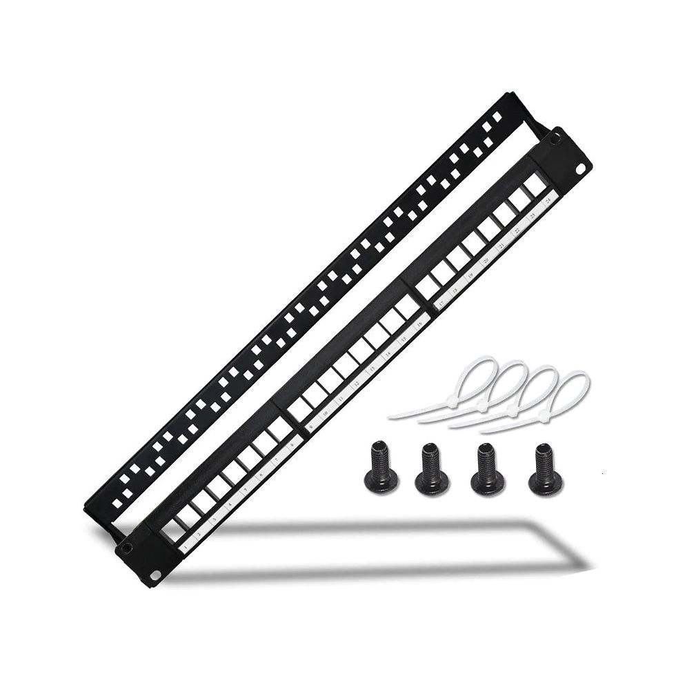 Thumbnail: DDS Unloaded Patch Panel With 24 Module Cat6 / DPP-FL24C6S