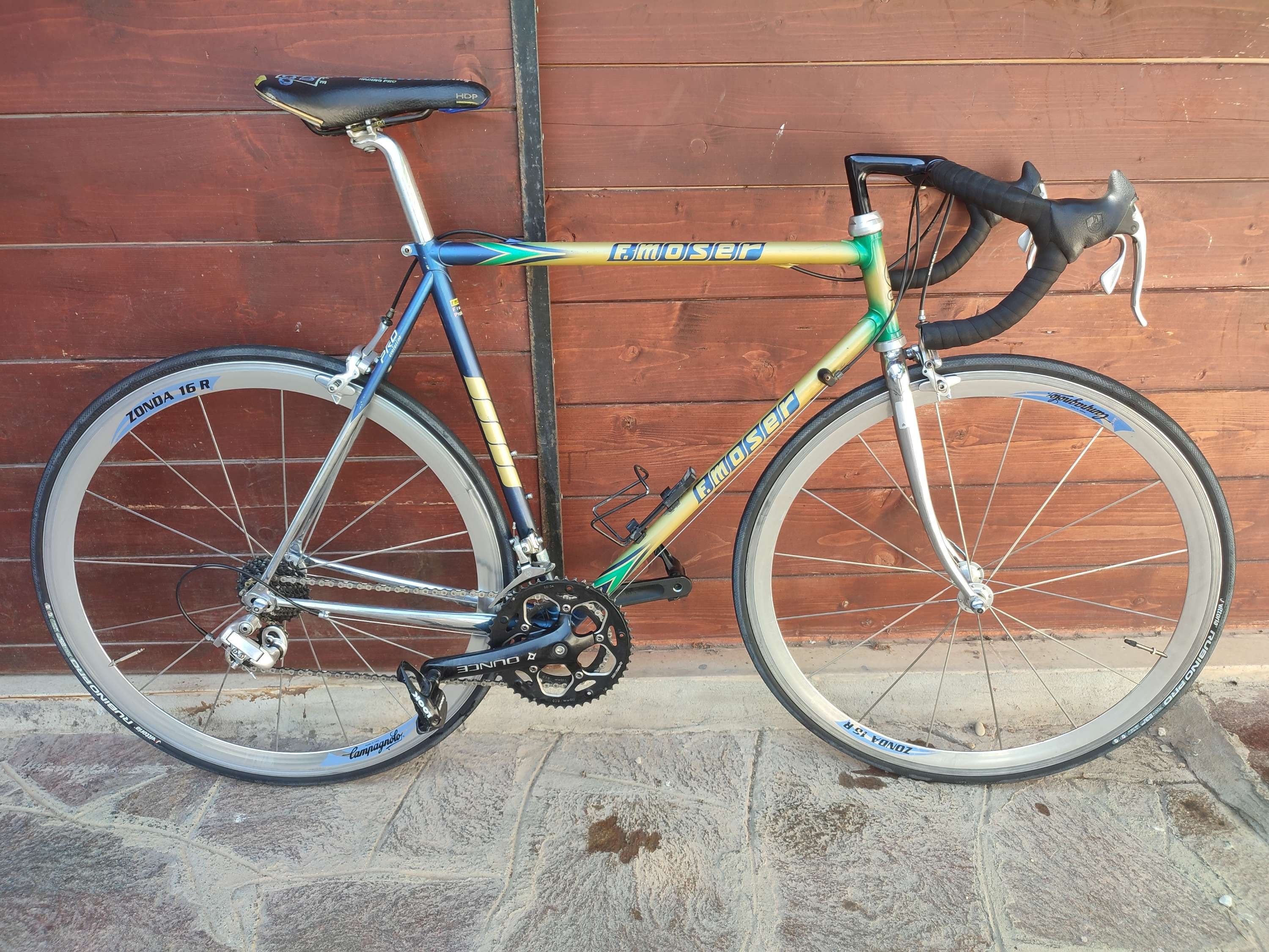 Moser pro Evolution 55*56 campagnolo veloce 8sp Zonda wheels