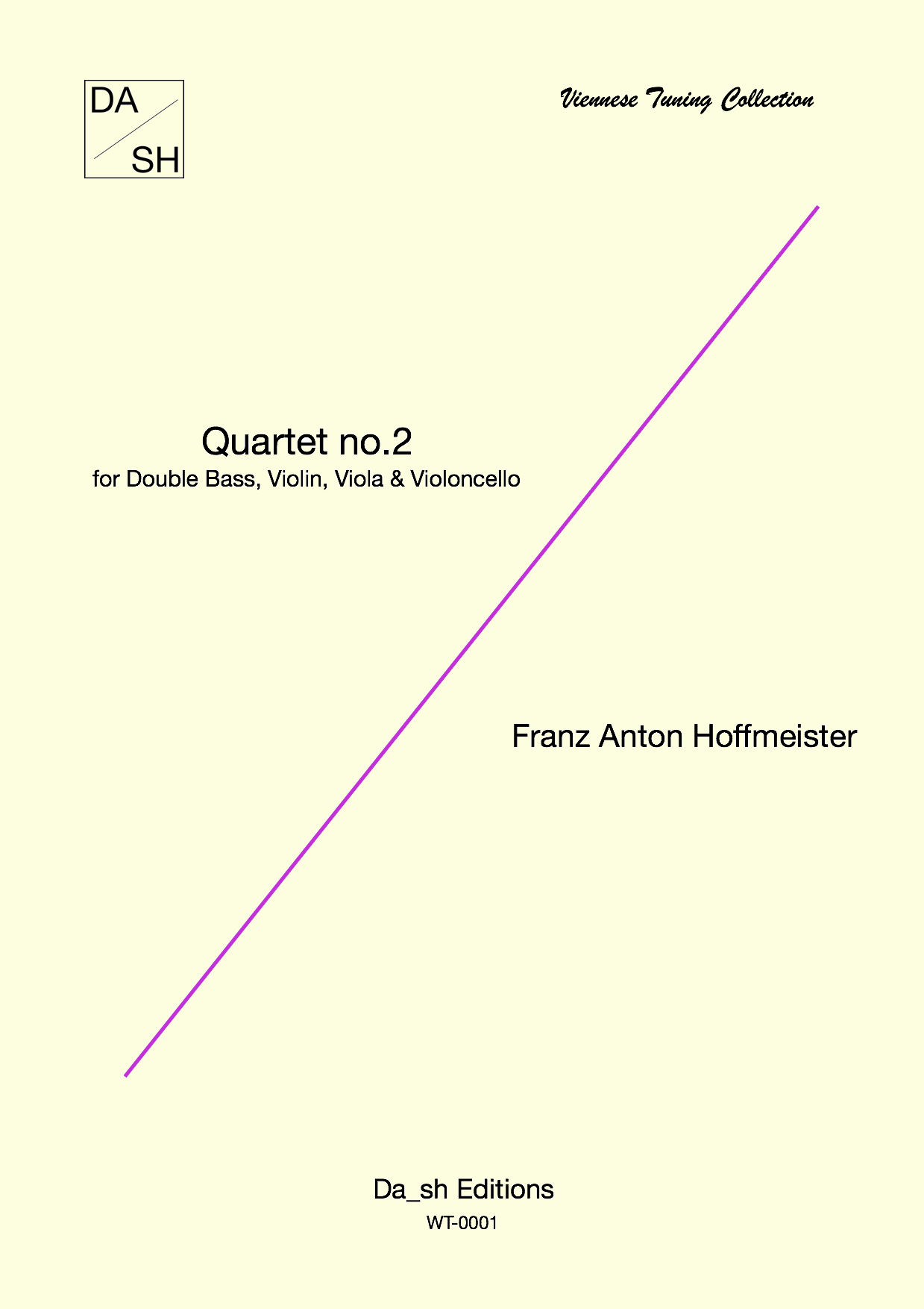 F. A. Hoffmeister - Quartet No.2 for Double Bass, Violin, Viola & Violoncello