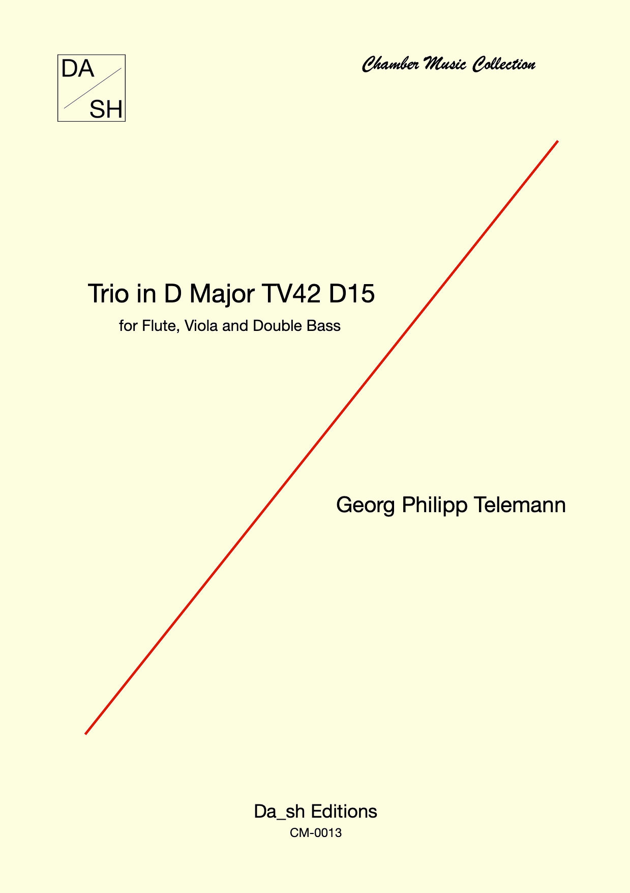 G. P. Telemann - Trio in D Major TV42 D15 for flute, viola and double bass