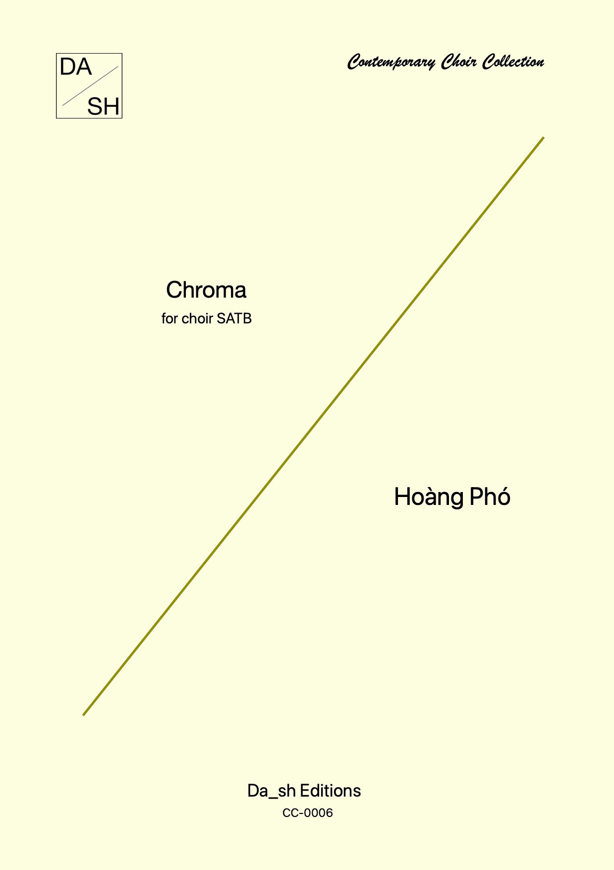 Hoàng Phó - Chroma for choir SATB