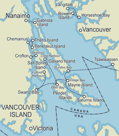 Islands Around Vancouver Island Map Location | Our-Property