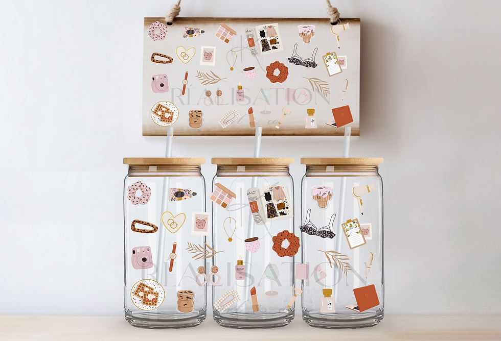 UV DTF '' Fille de style ''