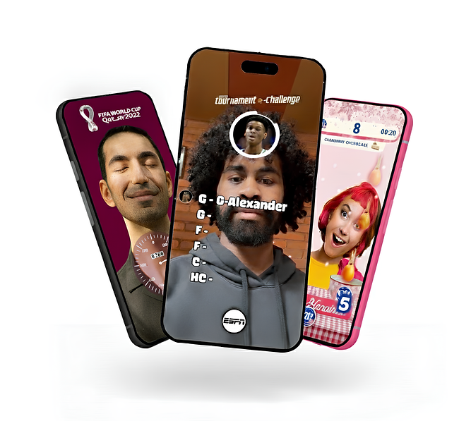 GLOAM AR Filter Agency – TikTok Filters for ESPN – Interactive Augmented Reality Experience – Premium 3D Face Filter – Leading AR Filters for Brands – London UK
