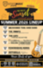 FALLS SUNSET CONCERT SCHEDULE LINEUP