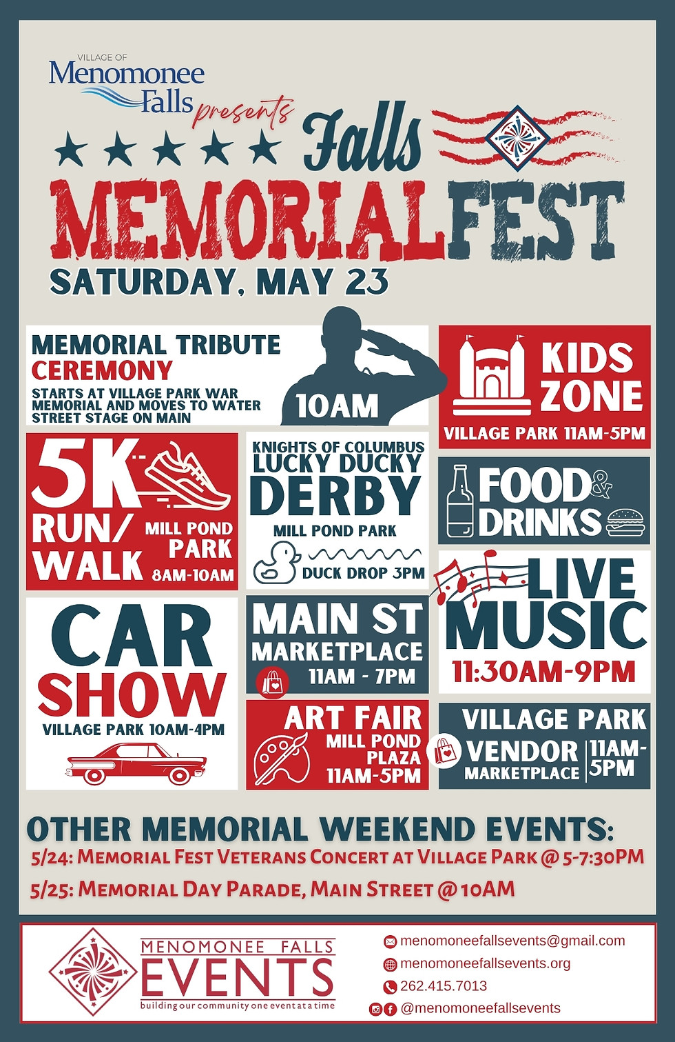 2026 FALLS MEMORIAL FEST LINE UP PROMO