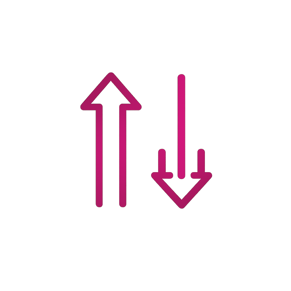up-down Arrow burgundy outline color - transparent.png