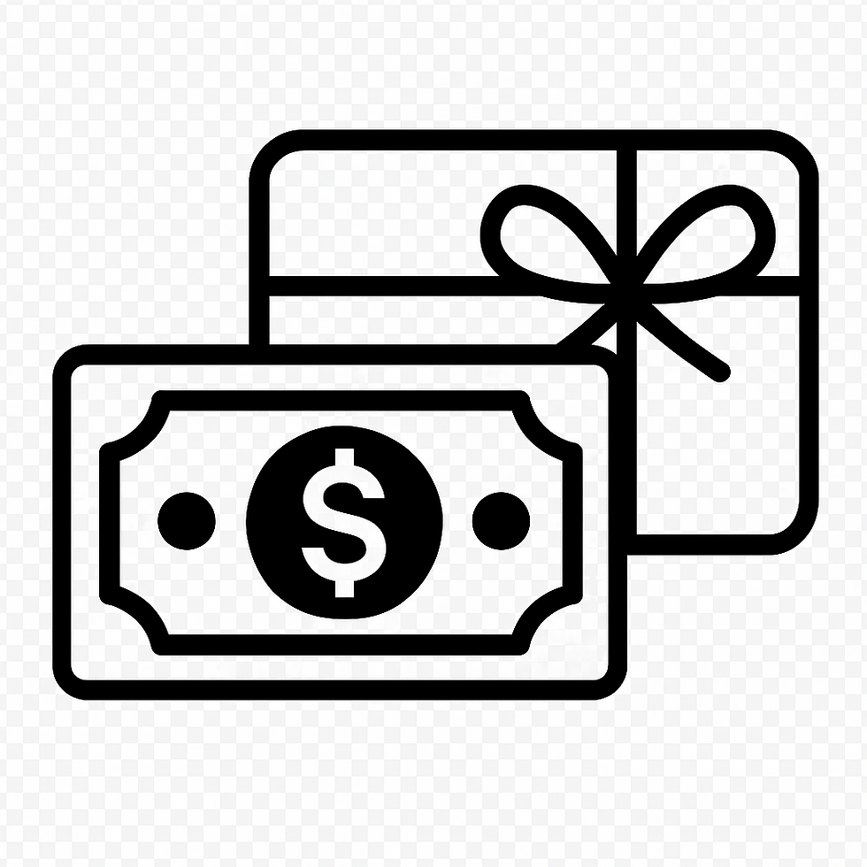 Icon Gift card with cash