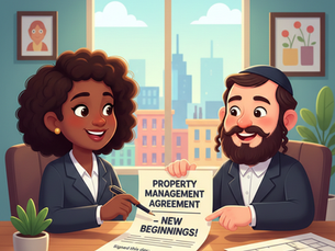 sign property management agreement