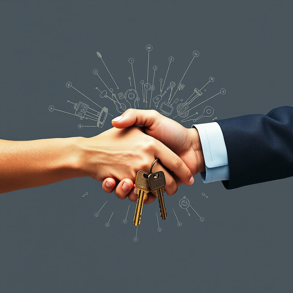 handshake with keys