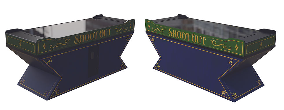 "Shoot Out" Arcade Game Theming