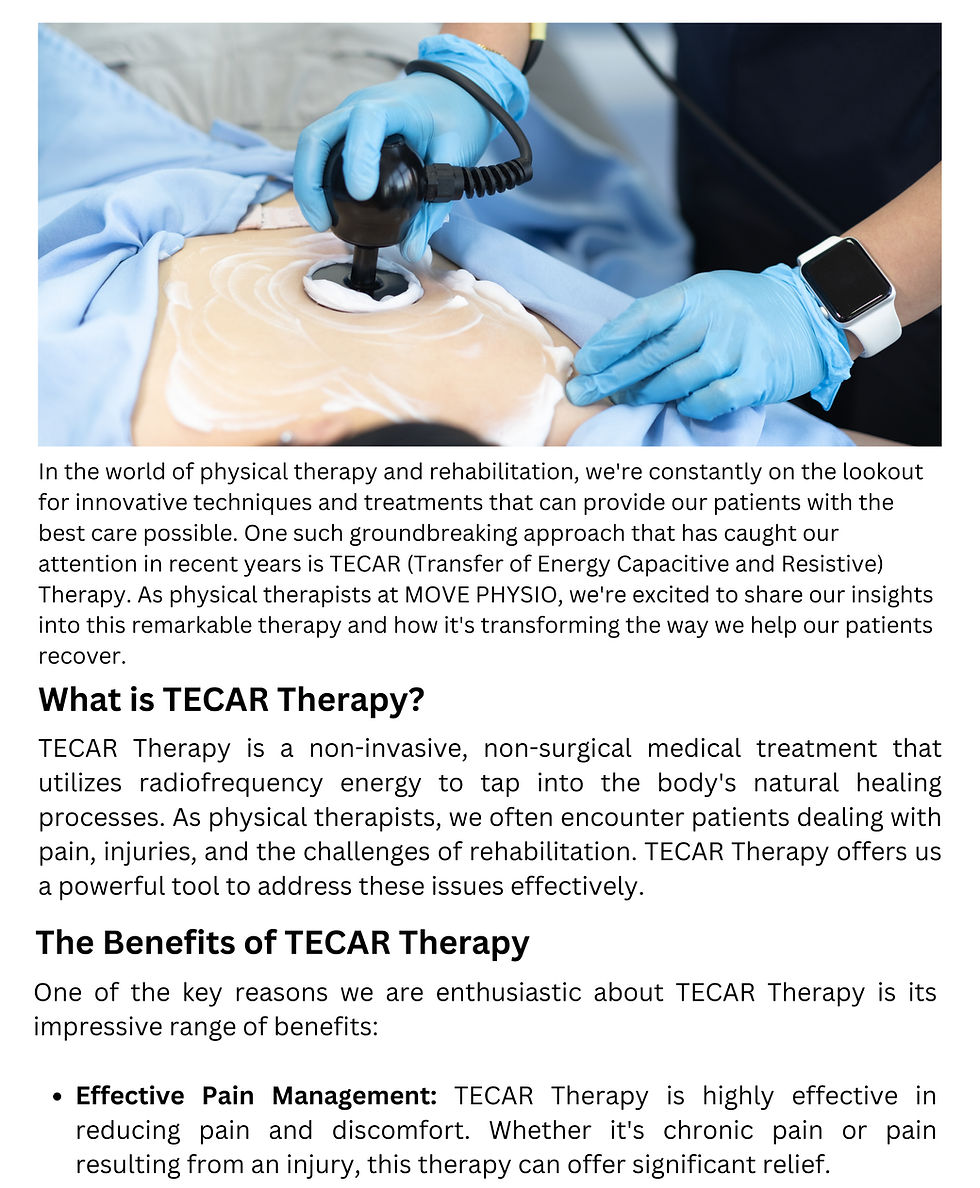 tecar therapy