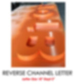 reversechannel letter