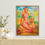Miniaturbild: Ölmalerei "Frau auf Gepard", 60x80cm, Berlin 2007