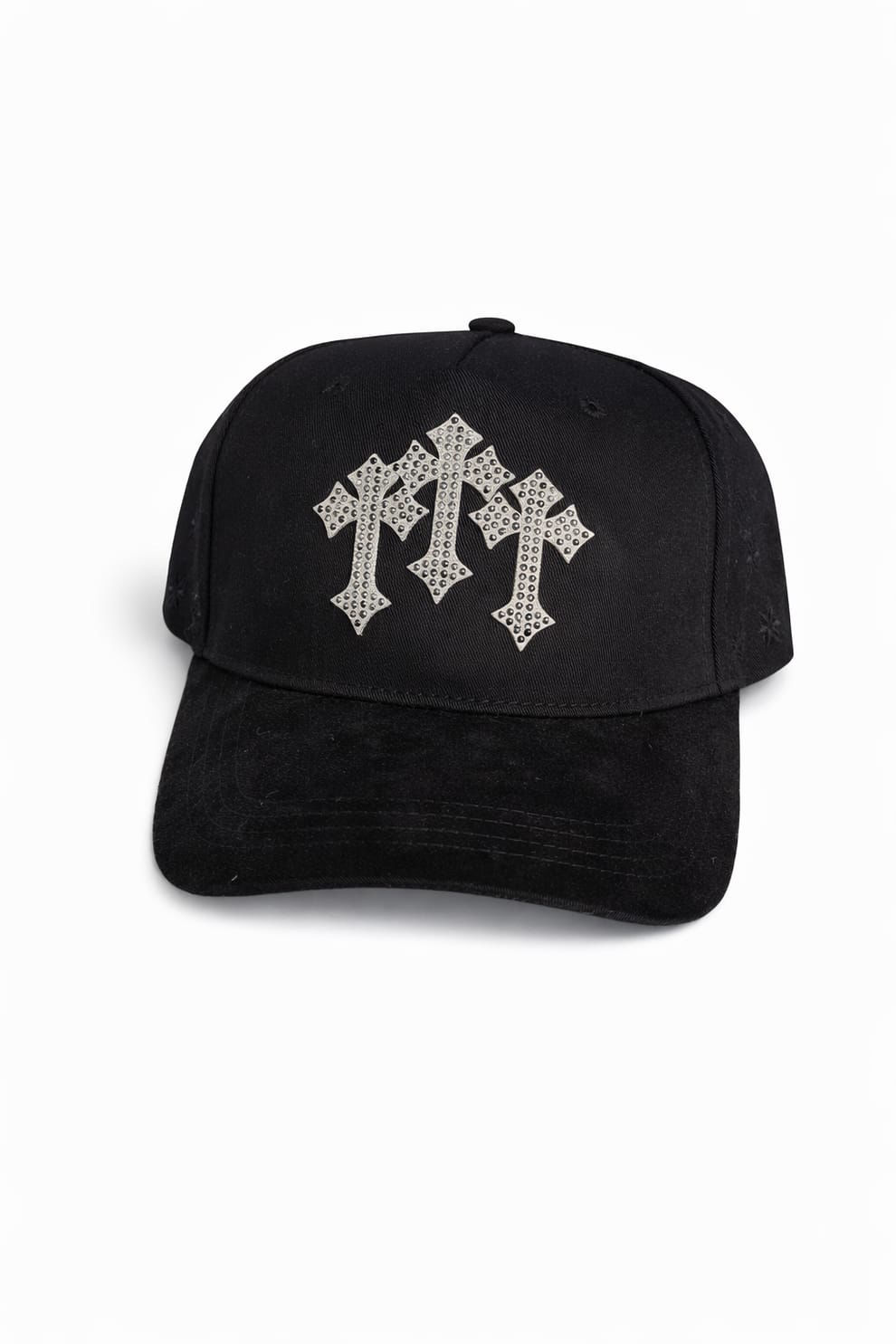 Gorra black triple cross 