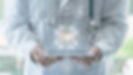 Doctor holding tablet
