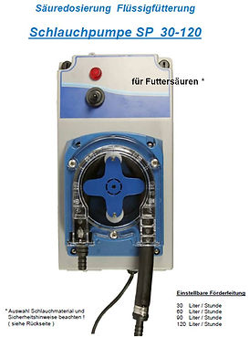 Dosieranlage Säuren Flüssigfütterung