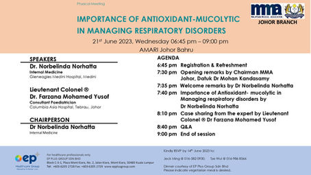 "By Invitation Only: The Importance of Antioxidant Mucolytic in Managing Respiratory Disorders"
