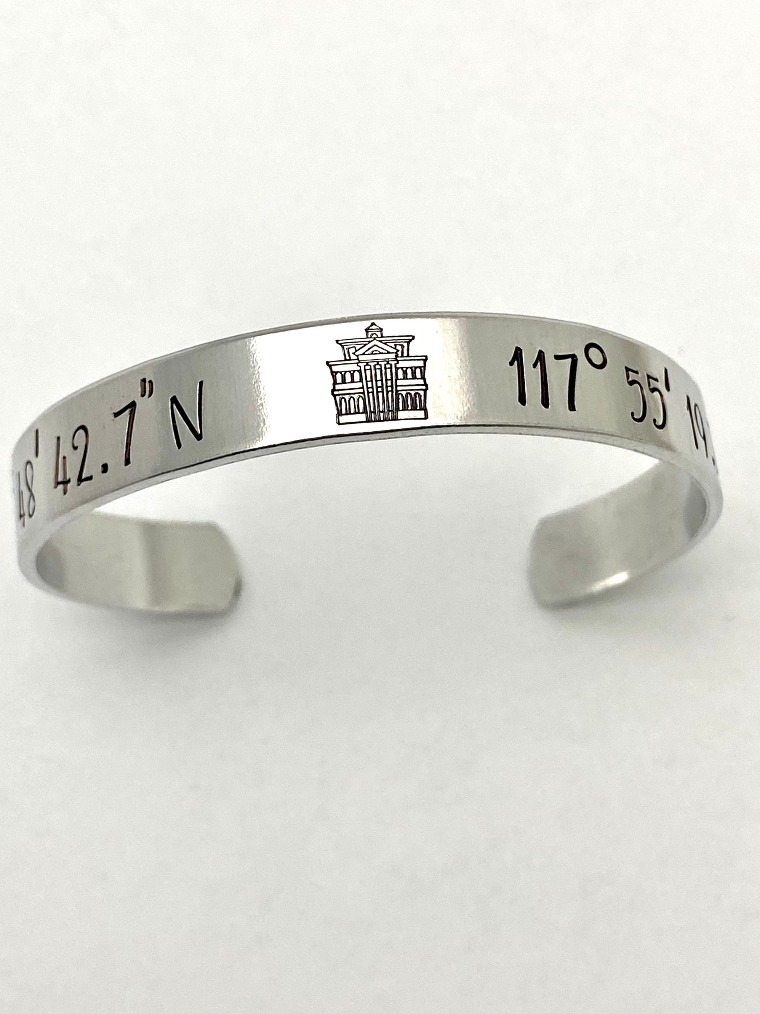 Haunted Mansion ~GPS Coordinates~ Cuff Bracelet