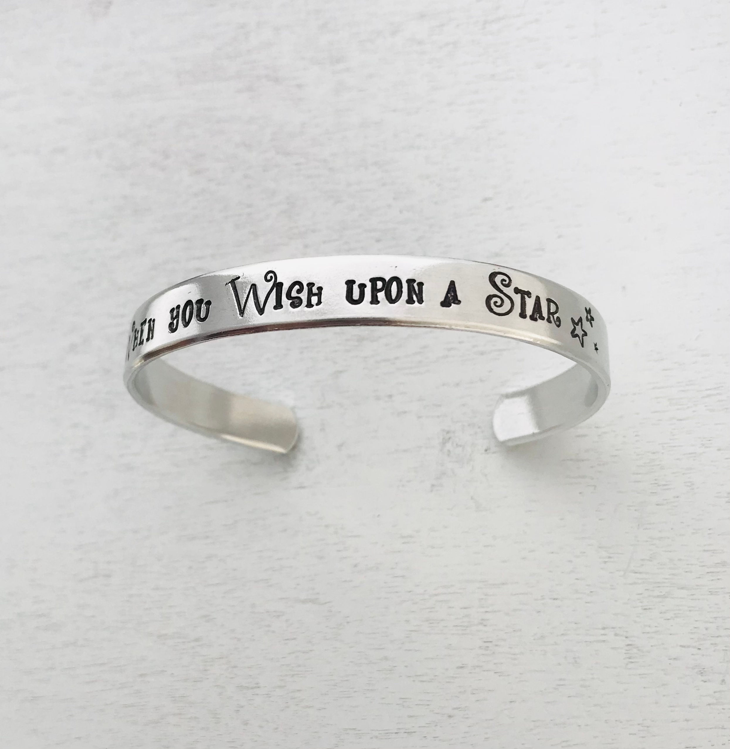 When you Wish upon a Star cuff bracelet~ with pixie dust!