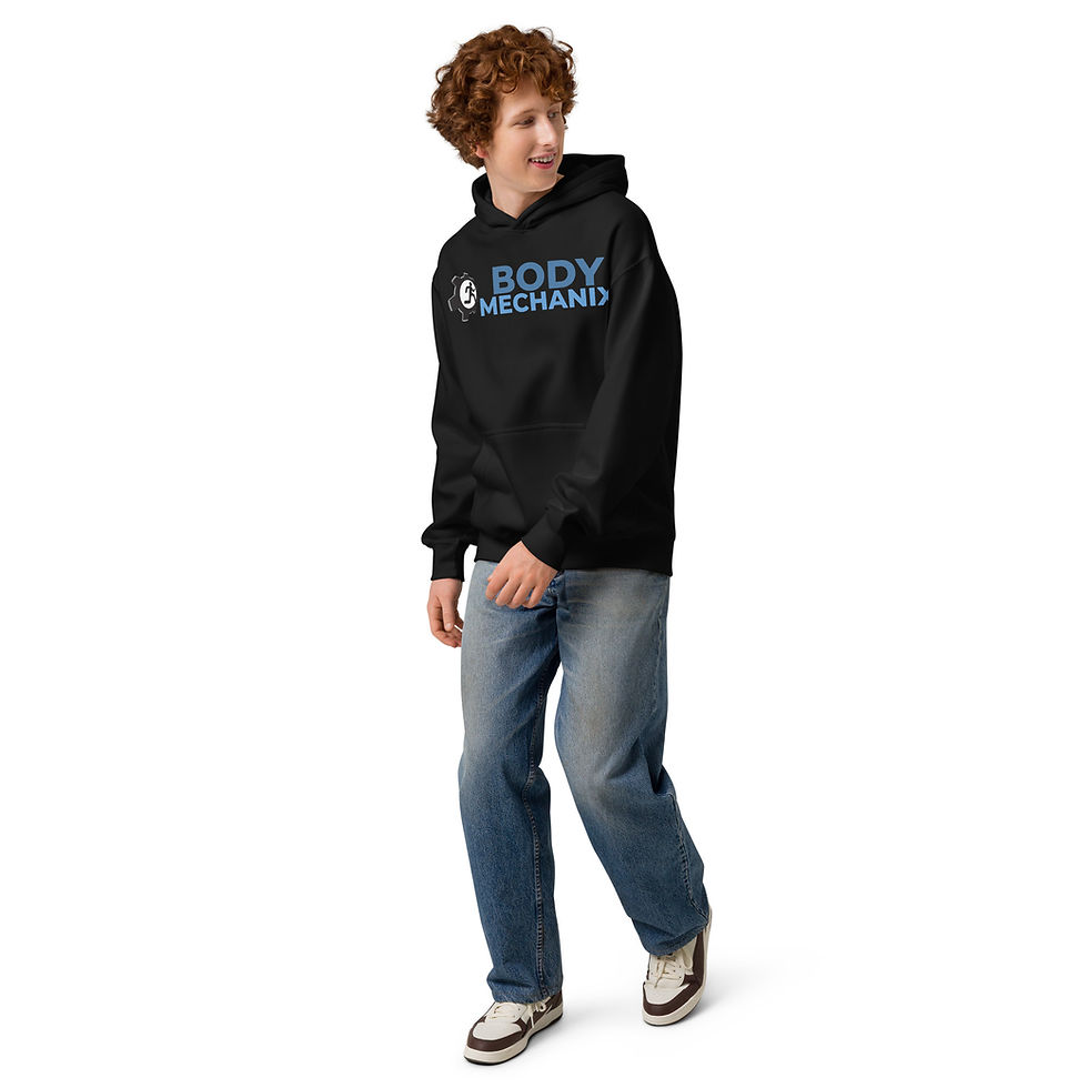 Thumbnail: Body Mechanix Oversized Performance Hoodie – Running Gear Classic