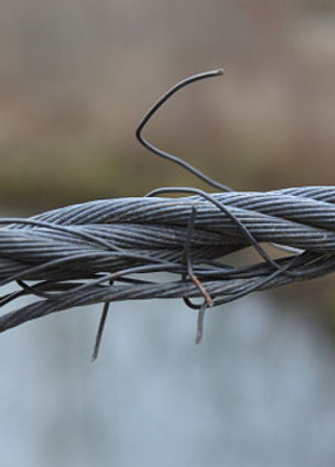 Broken or Frayed Garage door cable