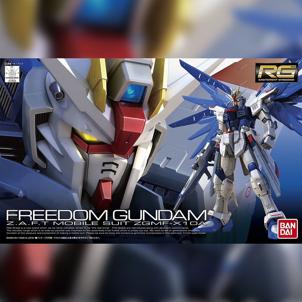 Thumbnail: RG Freedom Gundam model box