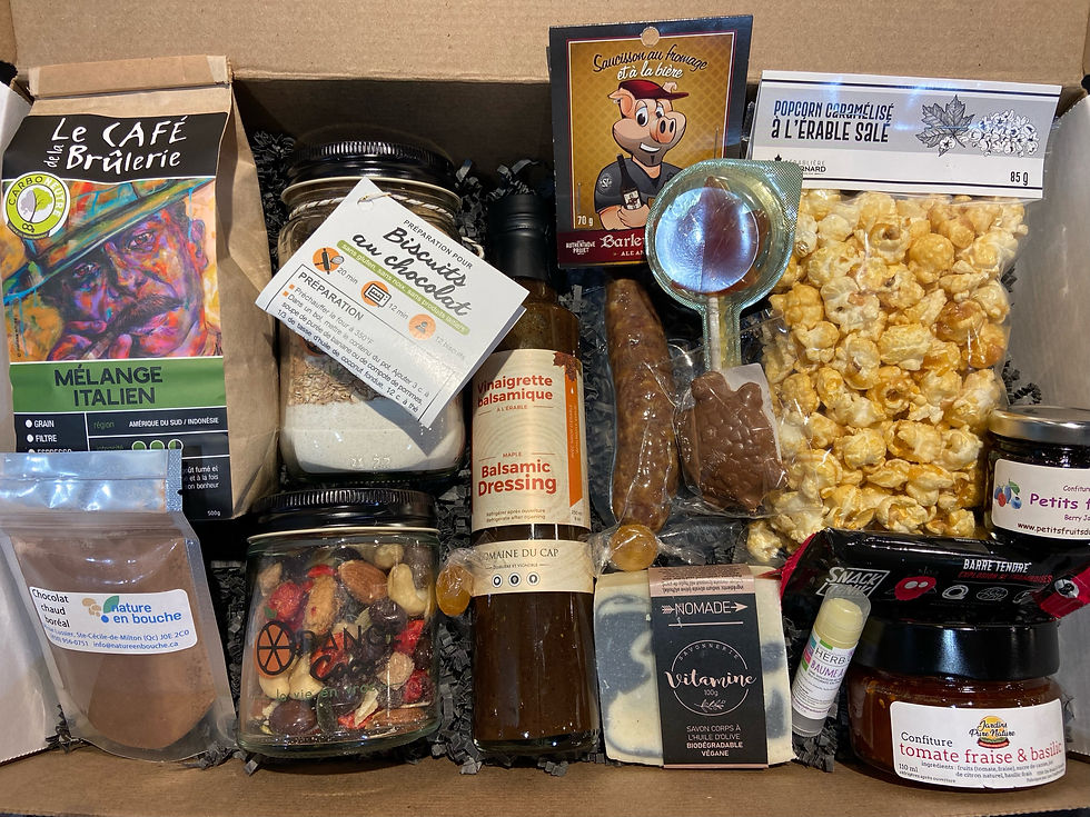 Boîte découverte Granby sans alcool | Coffret local | Produits du terroir