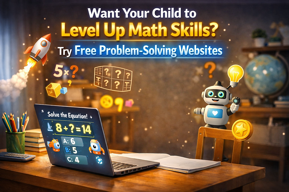 Want Your Child to Level Up Math Skills? Try Free Problem-Solving Websites