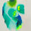 Thumbnail: Green and blue ink flow