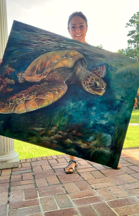 Sea Turtle Painting