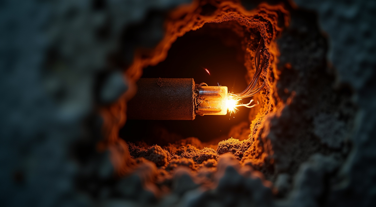 Dangerous electrical wiring