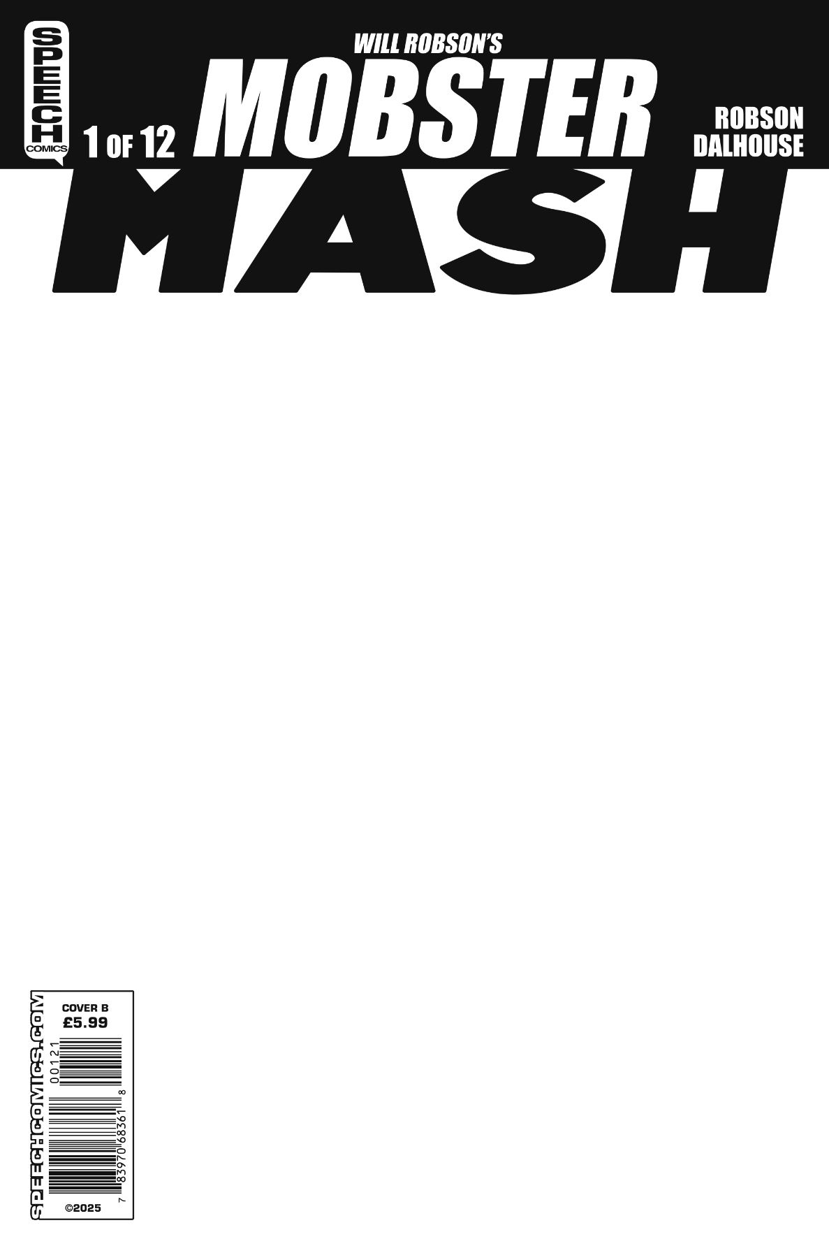 Mobster Mash #1 - Cover B (Blank)