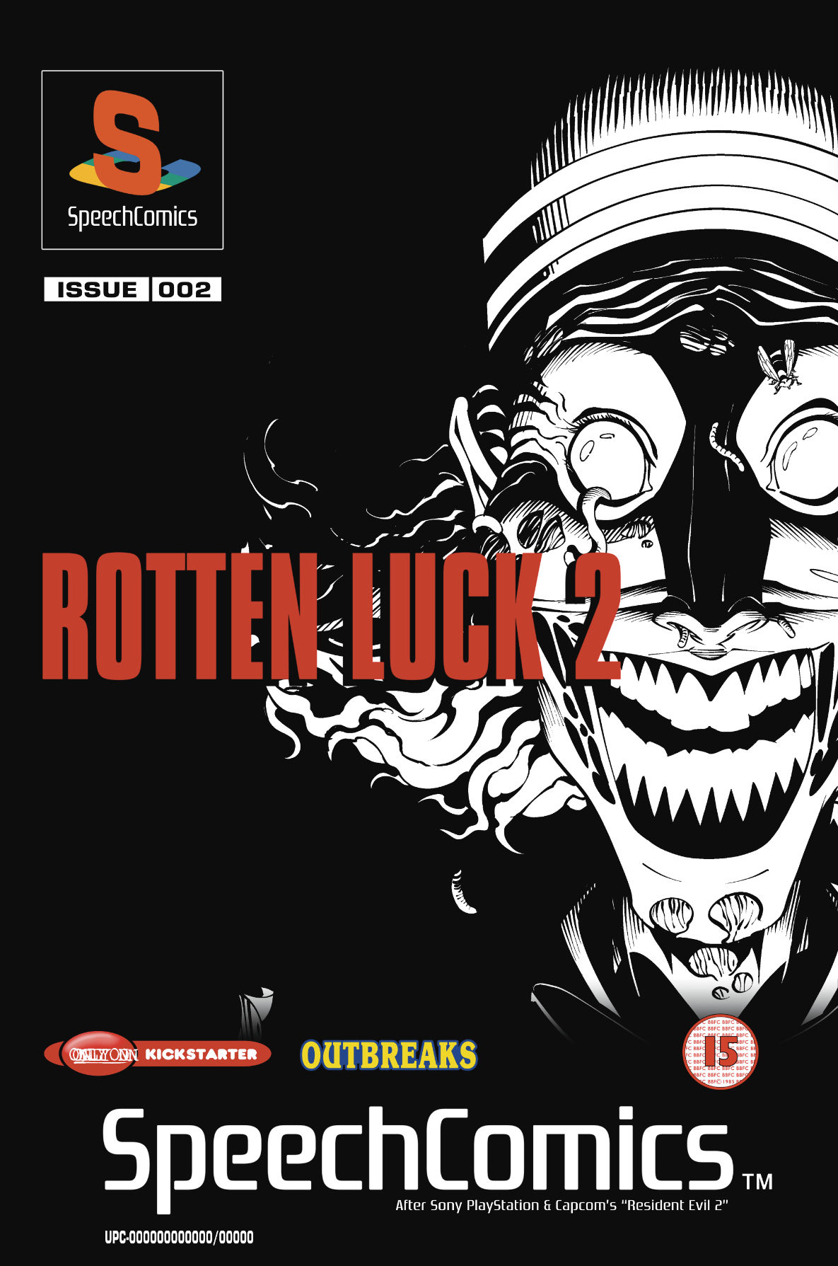 Outbreaks #2 - Cover J (Resident Evil 2 PS1 Pal)